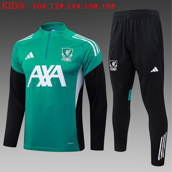 Ninos Sudadera De Training Liverpool 2026/27 Verde 2